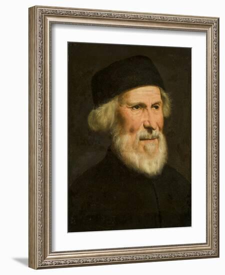 Portrait of a Venetian, C.1550-Jacopo Robusti Tintoretto-Framed Giclee Print