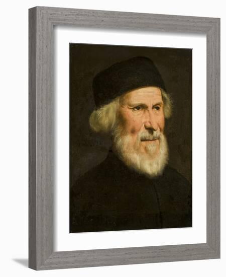 Portrait of a Venetian, C.1550-Jacopo Robusti Tintoretto-Framed Giclee Print