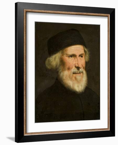 Portrait of a Venetian, C.1550-Jacopo Robusti Tintoretto-Framed Giclee Print