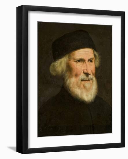 Portrait of a Venetian, C.1550-Jacopo Robusti Tintoretto-Framed Giclee Print