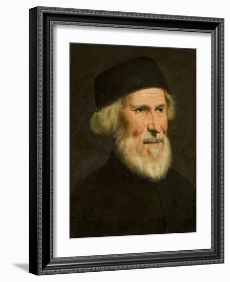 Portrait of a Venetian, C.1550-Jacopo Robusti Tintoretto-Framed Giclee Print