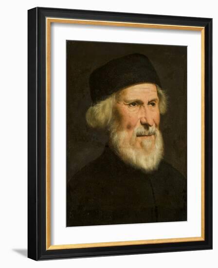 Portrait of a Venetian, C.1550-Jacopo Robusti Tintoretto-Framed Giclee Print