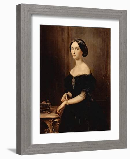 Portrait of a Venetian Woman, C.1852-Francesco Hayez-Framed Giclee Print