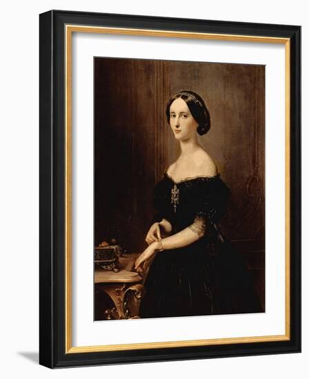 Portrait of a Venetian Woman, C.1852-Francesco Hayez-Framed Giclee Print