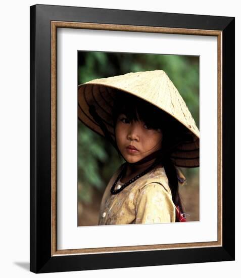 Portrait of a Vietnamese Girl-Keren Su-Framed Art Print