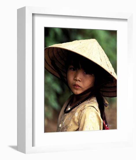 Portrait of a Vietnamese Girl-Keren Su-Framed Art Print