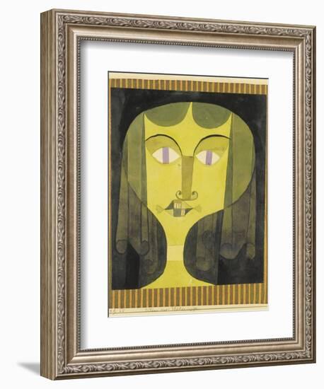 Portrait of a Violet-Eyed Woman-Paul Klee-Framed Giclee Print