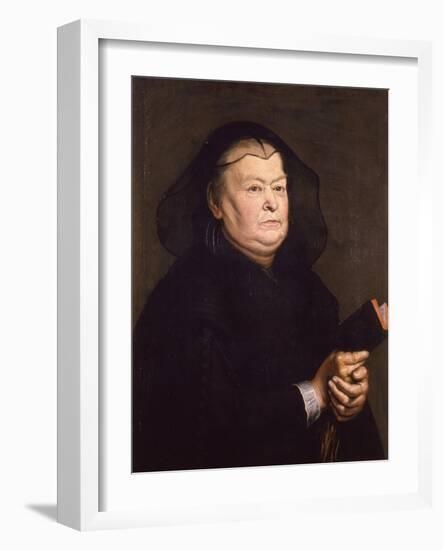 Portrait of a Widow, 1630-1640-Justus Sustermans-Framed Giclee Print
