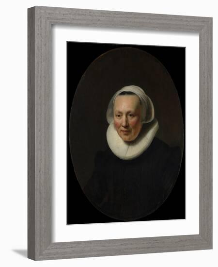 Portrait of a Woman, 1633-Rembrandt van Rijn-Framed Giclee Print