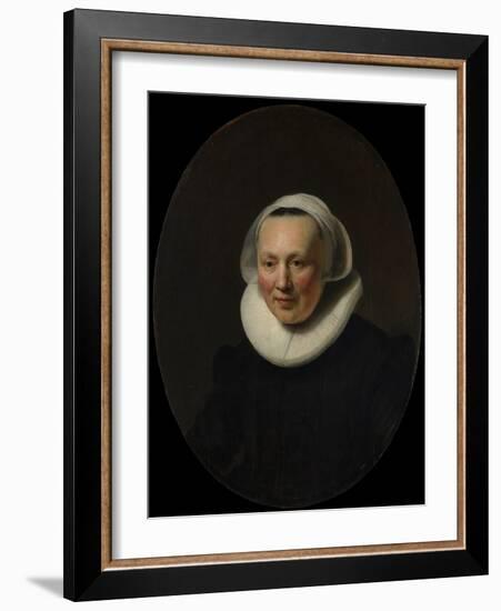 Portrait of a Woman, 1633-Rembrandt van Rijn-Framed Giclee Print