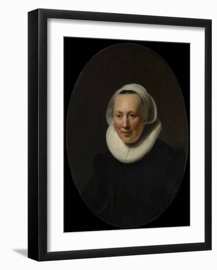 Portrait of a Woman, 1633-Rembrandt van Rijn-Framed Giclee Print