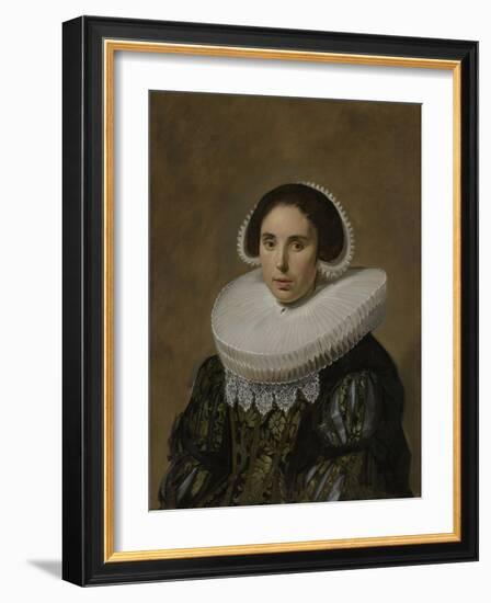 Portrait of a Woman, 1635-Frans Hals-Framed Art Print