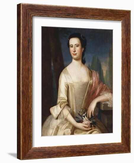 Portrait of a Woman, 1755-John Singleton Copley-Framed Giclee Print