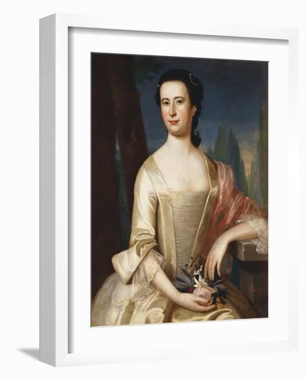 Portrait of a Woman, 1755-John Singleton Copley-Framed Giclee Print