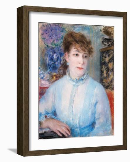 Portrait of a Woman, 1877-Pierre-Auguste Renoir-Framed Giclee Print