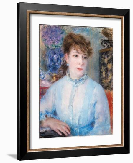 Portrait of a Woman, 1877-Pierre-Auguste Renoir-Framed Giclee Print