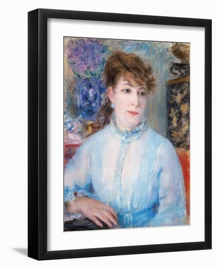 Portrait of a Woman, 1877-Pierre-Auguste Renoir-Framed Giclee Print