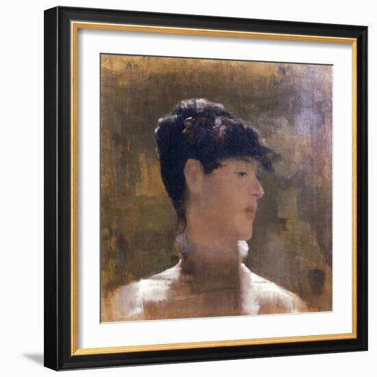 Portrait of a Woman, 1883 (Oil on Canvas)-John Lavery-Framed Giclee Print