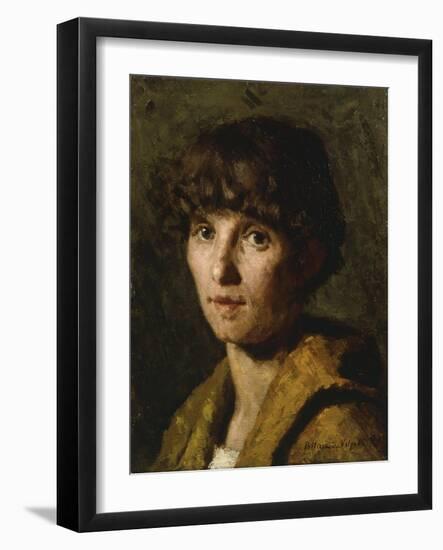 Portrait of a Woman, 1887-Giuseppe Pellizza da Volpedo-Framed Giclee Print