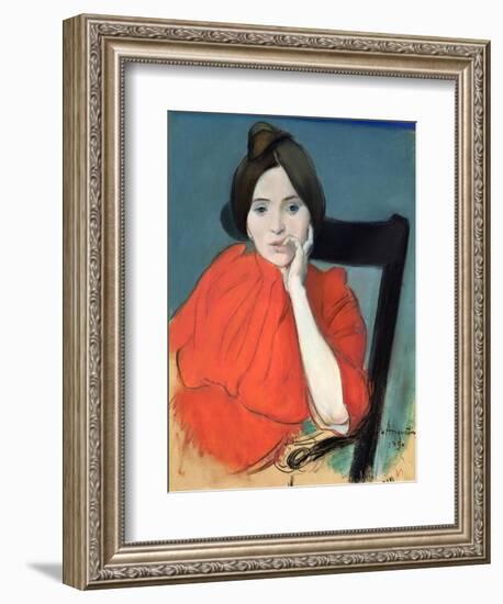 Portrait of a Woman, 1890-Louis Anquetin-Framed Giclee Print