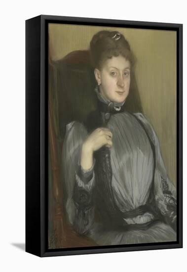 Portrait of a Woman, 1890-Jacques-emile Blanche-Framed Premier Image Canvas