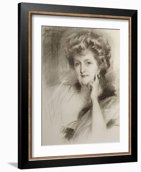 Portrait of a Woman, after 1900 (Chalk on Wove Paper)-John Singer Sargent-Framed Giclee Print