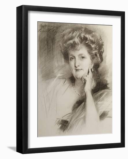 Portrait of a Woman, after 1900 (Chalk on Wove Paper)-John Singer Sargent-Framed Giclee Print