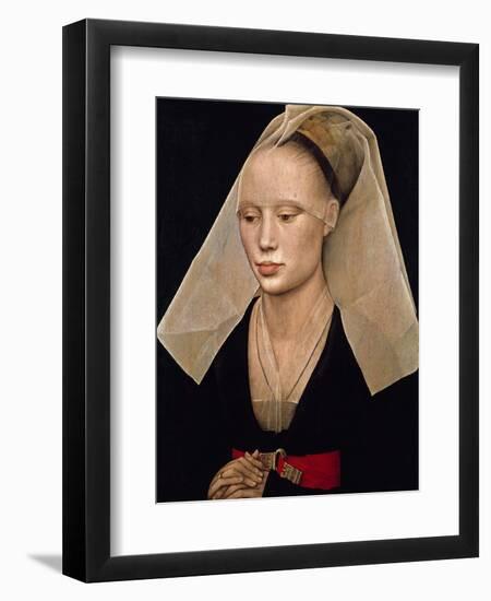 Portrait of a Woman, C. 1460-Van der Weyden Rogier-Framed Giclee Print