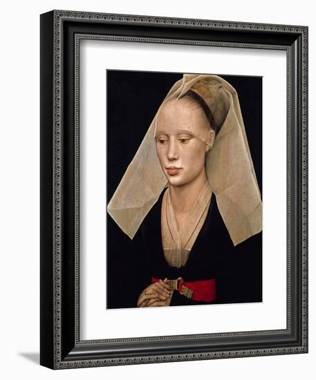 Portrait of a Woman, C. 1460-Van der Weyden Rogier-Framed Giclee Print