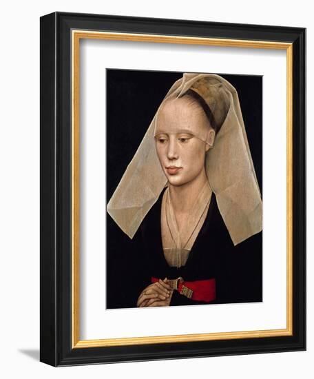 Portrait of a Woman, C. 1460-Van der Weyden Rogier-Framed Giclee Print