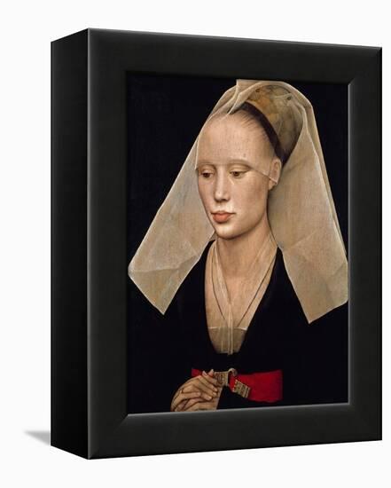 Portrait of a Woman, C. 1460-Van der Weyden Rogier-Framed Premier Image Canvas