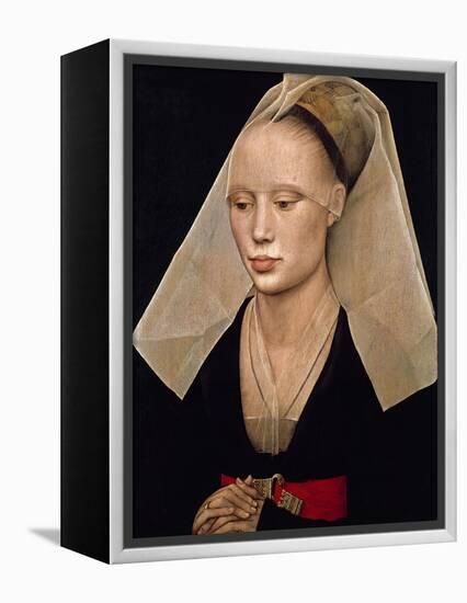 Portrait of a Woman, C. 1460-Van der Weyden Rogier-Framed Premier Image Canvas