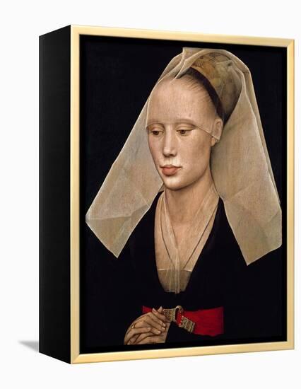 Portrait of a Woman, C. 1460-Van der Weyden Rogier-Framed Premier Image Canvas