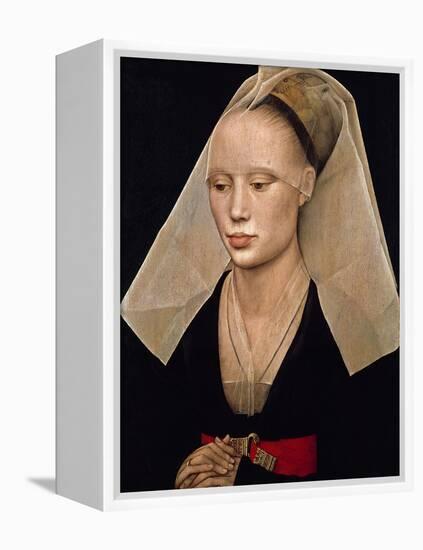 Portrait of a Woman, C. 1460-Van der Weyden Rogier-Framed Premier Image Canvas