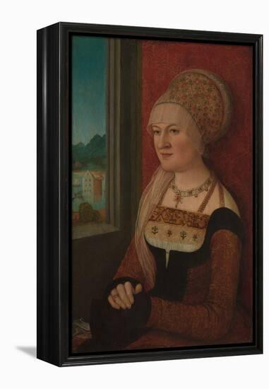 Portrait of a Woman, c.1510-15-Bernhard Strigel-Framed Premier Image Canvas