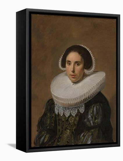 Portrait of a Woman, c. 1635-Frans Hals-Framed Premier Image Canvas