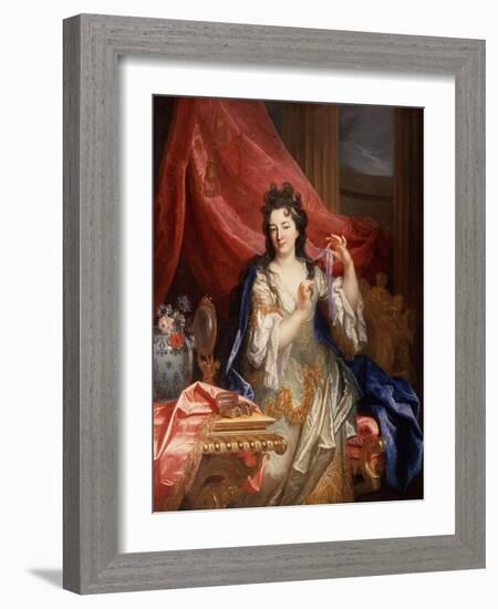 Portrait of a Woman, C.1696-Nicolas de Largilliere-Framed Giclee Print