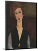 Portrait of a Woman, c.1918-Amedeo Modigliani-Mounted Art Print