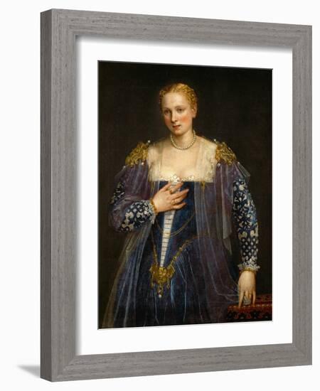 Portrait of a Woman, Called La Bella Nani-Paolo Veronese-Framed Giclee Print