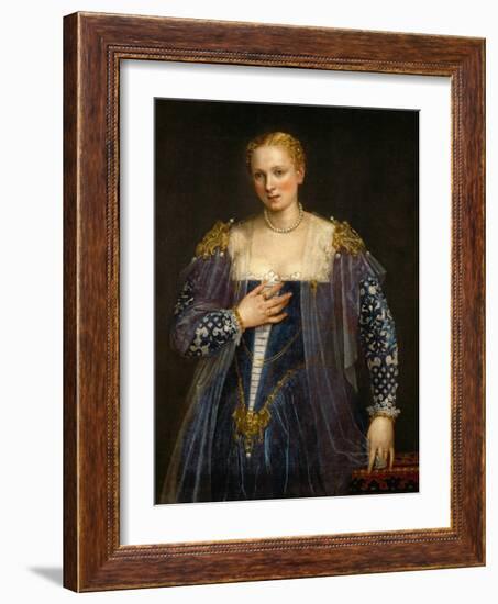 Portrait of a Woman, Called La Bella Nani-Paolo Veronese-Framed Giclee Print