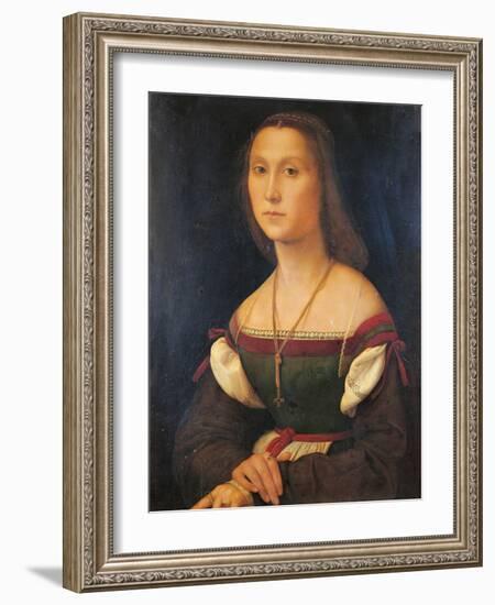 Portrait of a Woman (La Muta)-Raffaello Sanzio-Framed Giclee Print