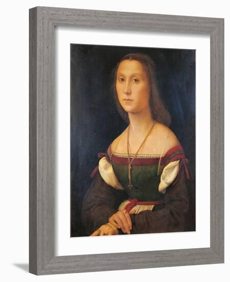 Portrait of a Woman (La Muta)-Raffaello Sanzio-Framed Giclee Print