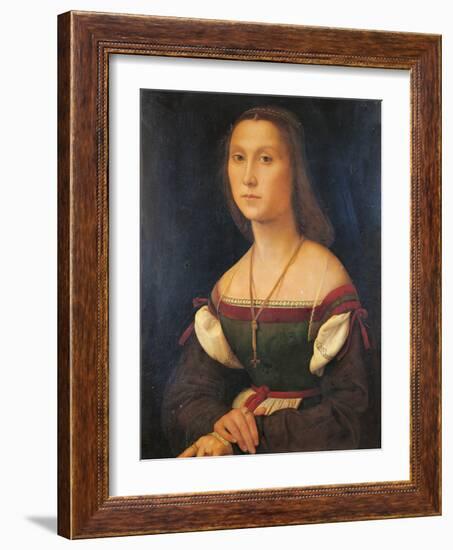 Portrait of a Woman (La Muta)-Raffaello Sanzio-Framed Giclee Print