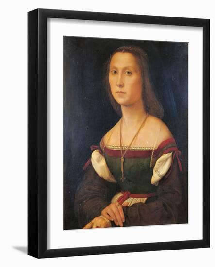 Portrait of a Woman (La Muta)-Raffaello Sanzio-Framed Giclee Print