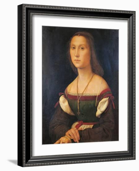 Portrait of a Woman (La Muta)-Raffaello Sanzio-Framed Giclee Print