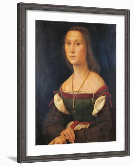 Portrait of a Woman (La Muta)-Raffaello Sanzio-Framed Giclee Print