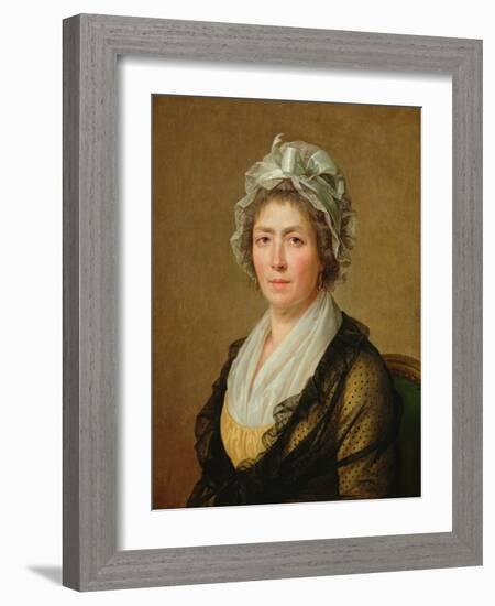 Portrait of a Woman, or the Governess of the The Artist's Children-Jacques-Louis David-Framed Giclee Print