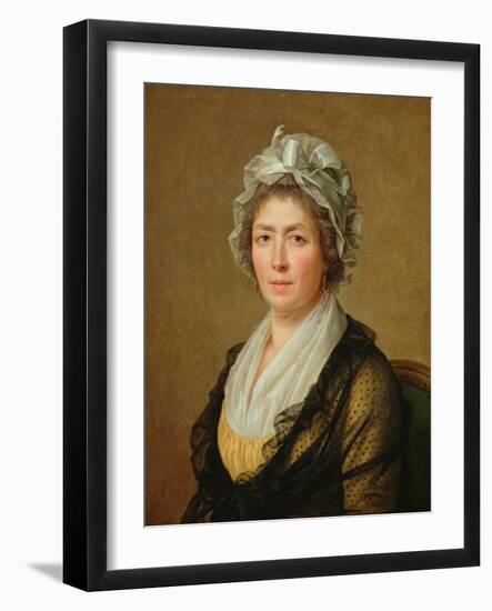 Portrait of a Woman, or the Governess of the The Artist's Children-Jacques-Louis David-Framed Giclee Print