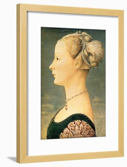 Portrait of a Woman, Second Half of the 15th C-Piero del Pollaiuolo-Framed Giclee Print