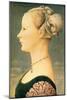 Portrait of a Woman, Second Half of the 15th C-Piero del Pollaiuolo-Mounted Giclee Print